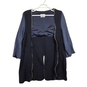 Orvis Wool Jacket LINER ONLY Mens 44L Navy Heritage Outdoors Classic